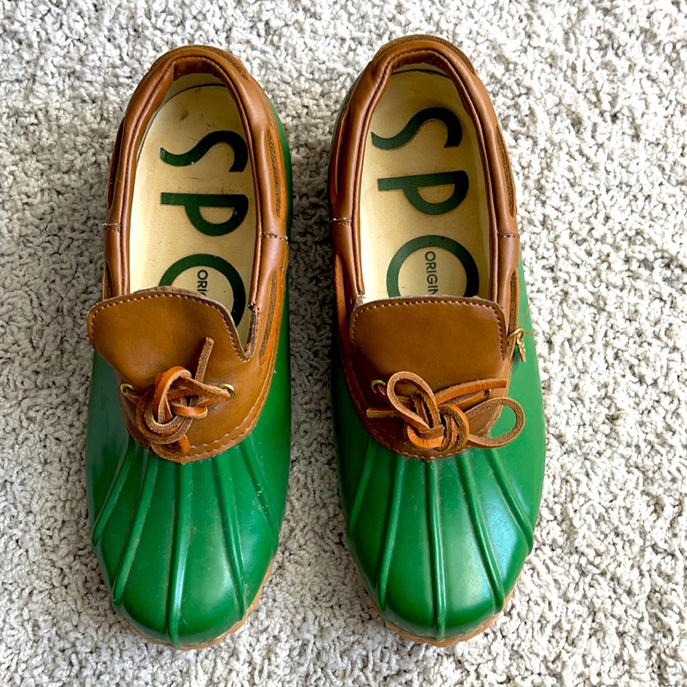 Sporto green ankle boot. Size 9